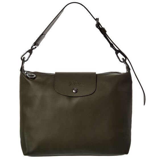 Longchamp Handbags - Longchamp Le Pliage Xtra Leather Shoulder Bag, Green